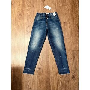Closed Jeans 26 X Lent Mid Blue Boyfriend Fit Mid Waist Pants Size 26 NWT$435